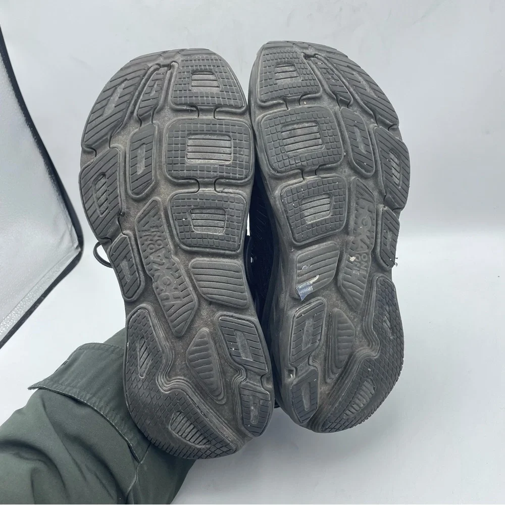 Hoka One One Black Athletic Shoes with Cushioned Sole and Breathable Mesh - Picture 8 of 10